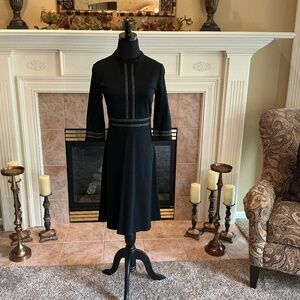 HOMEYEE NWT Chic 3/4 Sleeve Crew Neck Aline Dress Size 8